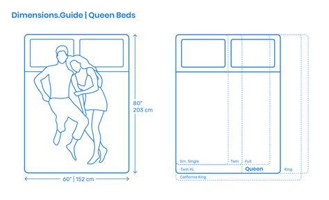 queen bed dimensions cm